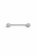 Bridge Piercing Shamballa – Vit