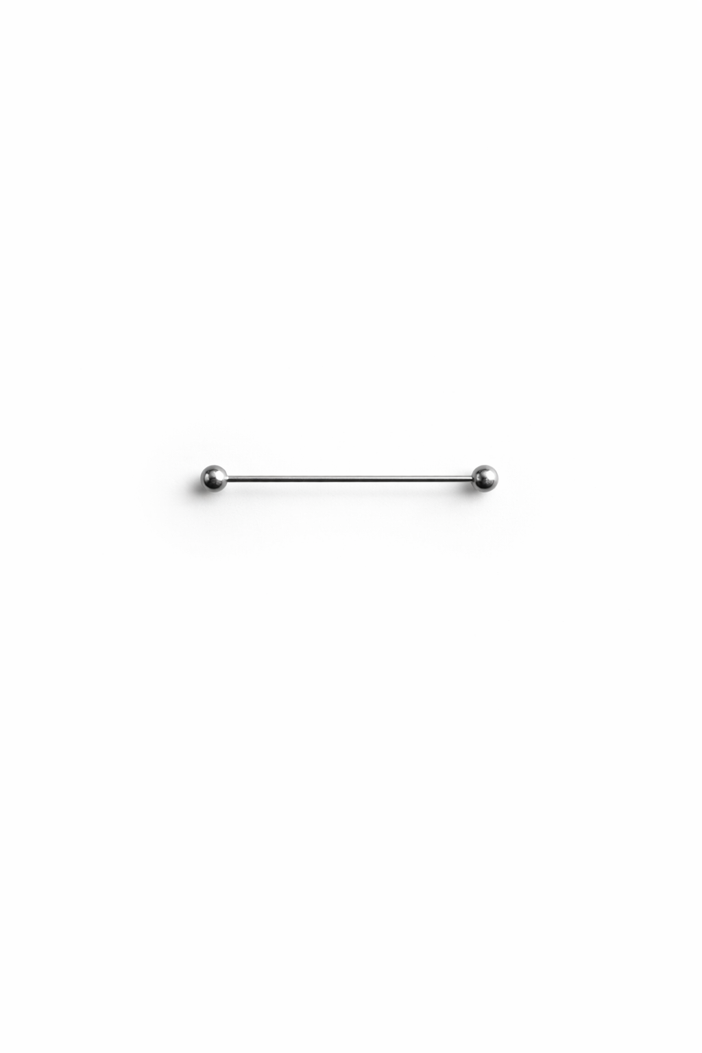 Bridge Piercing Rak Bar – Silver