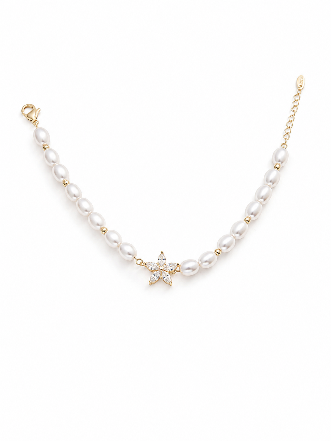 Armband – Daisy Pearl Guld