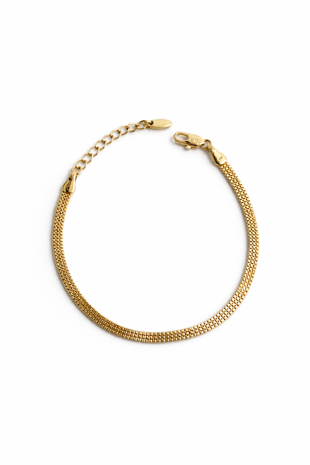 Kedjearmband – 14K Guldpläterad Design