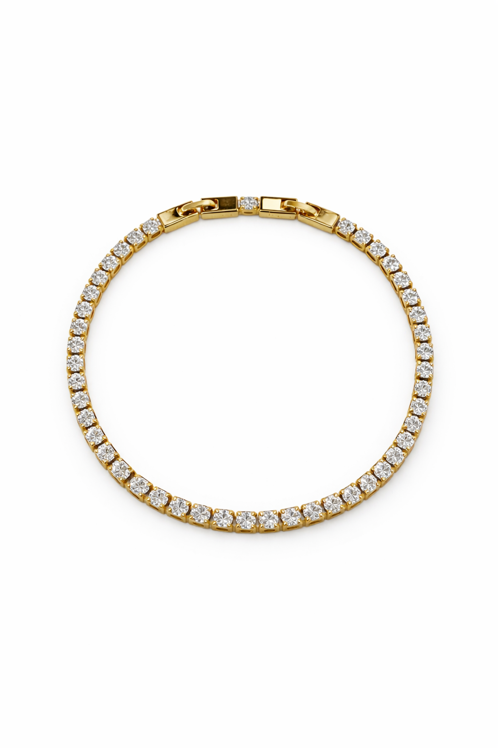 Armband med Kristaller – Guld