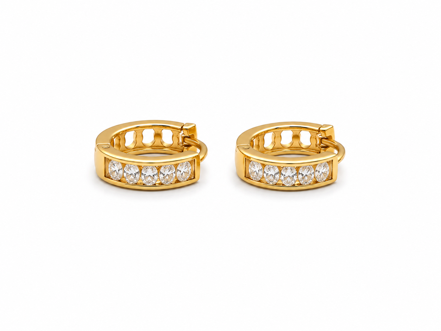 Örhängen – Gold Hoop Earrings