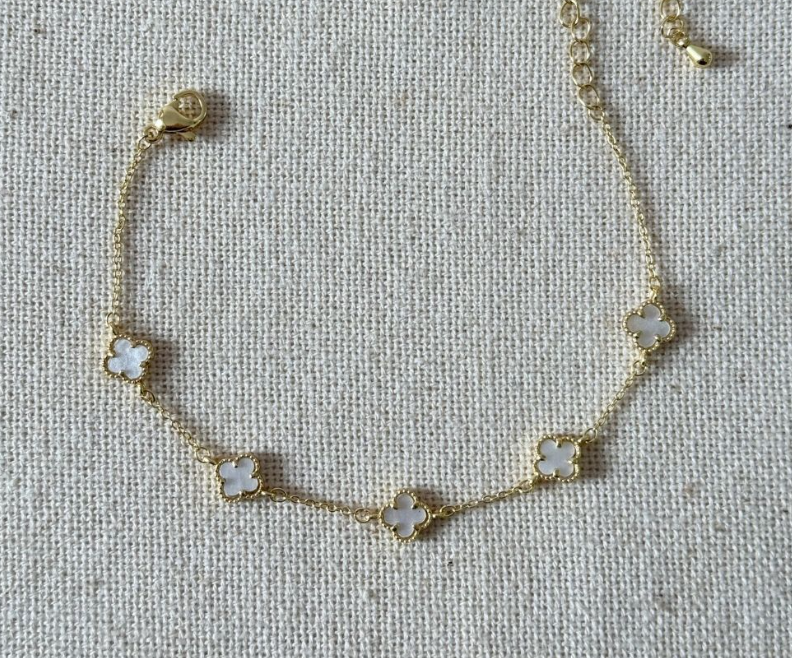 Armband – Clover Minimal Guld