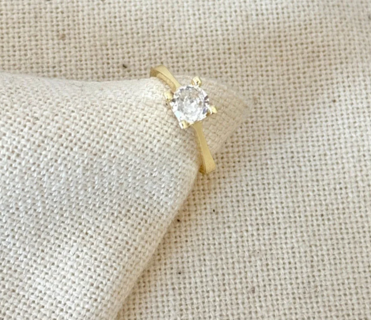 Ring – Solitaire Classic Gold
