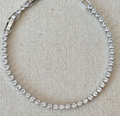Armband – Oval Tennis Silver